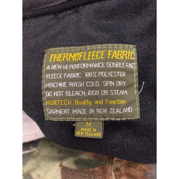 Men's medium Warm Camo Pants Thermofleece New Zealand EUC Hard to Find - Picture 7 of 14